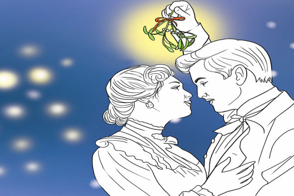 क्रिसमस, ऐँजेरु र चुम्बन